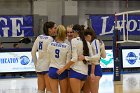 Volleyball vs Babson  Wheaton Women's Volleyball vs Babson College. - Photo by Keith Nordstrom : Wheaton, Volleyball, VB